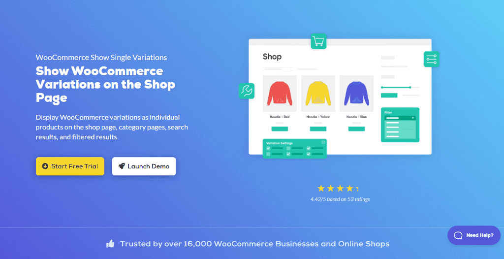 Iconic WooCommerce Show Single Variations