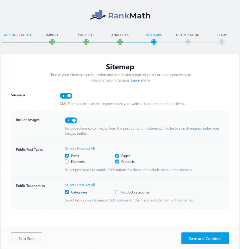 create sitemap for your website