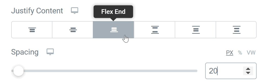 flex justify content